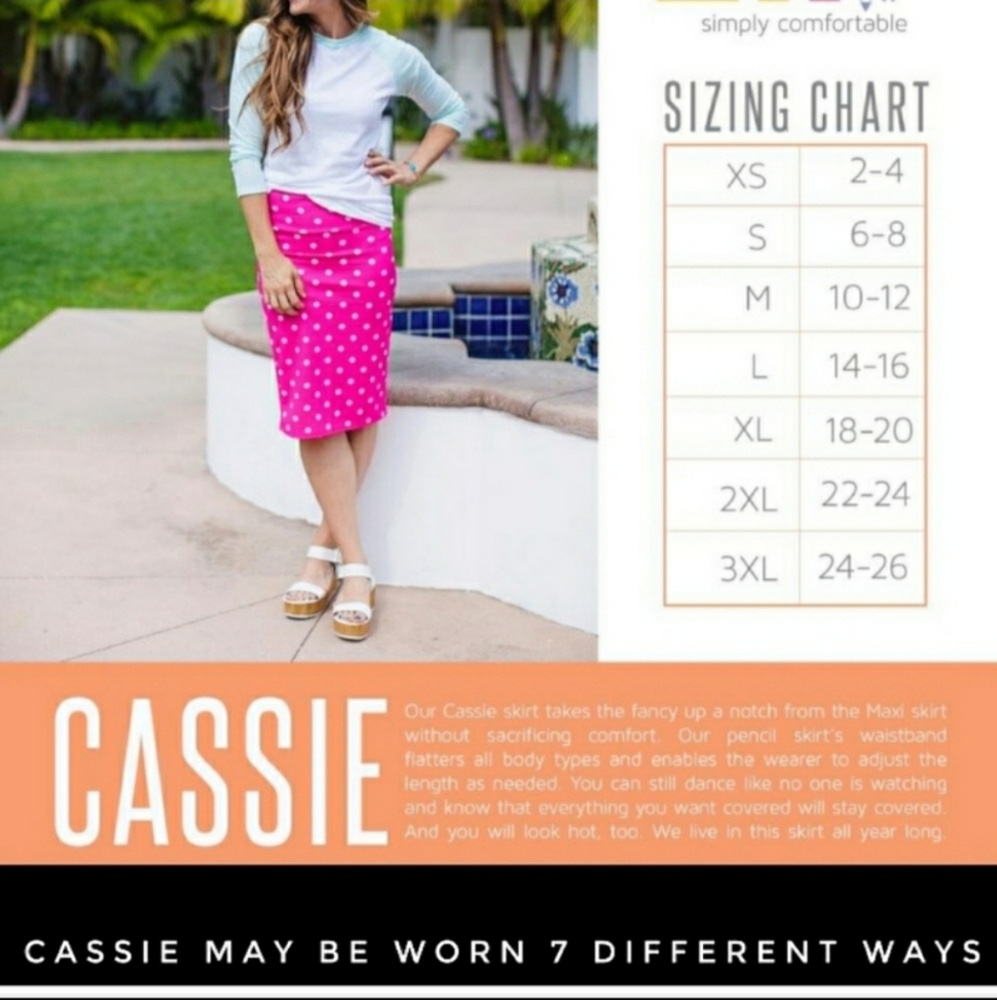 Lularoe Skirt Size 18/20 Cassie Pencil Tribal NWT - Picture 6 of 9